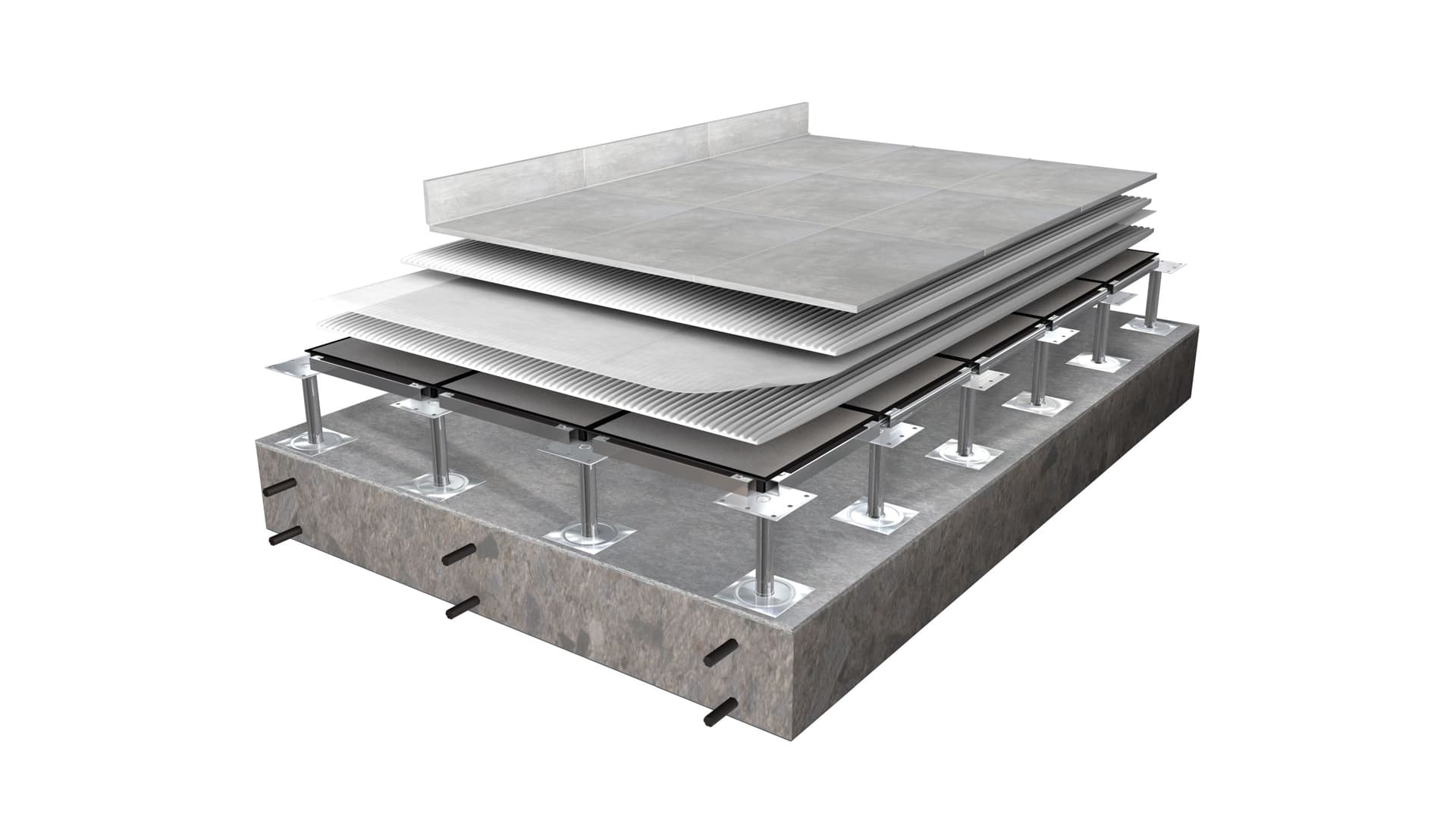 How to tile onto raised access flooring